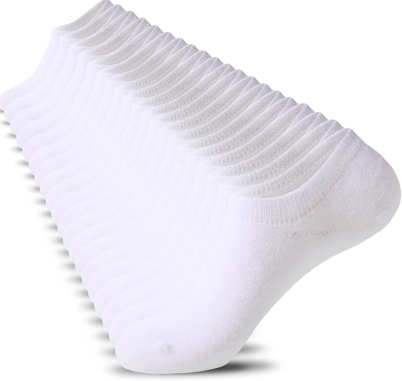 Nroktia 6/10 Pairs Non Slip No Show Socks Womens and Mens Low Cut Invisible Liner Ankle Socks - Image 1